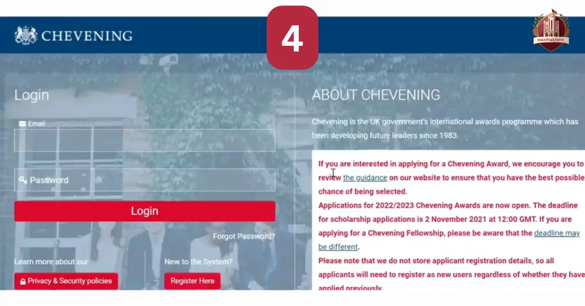 خطوات التقديم على منحة Chevening البريطانية 